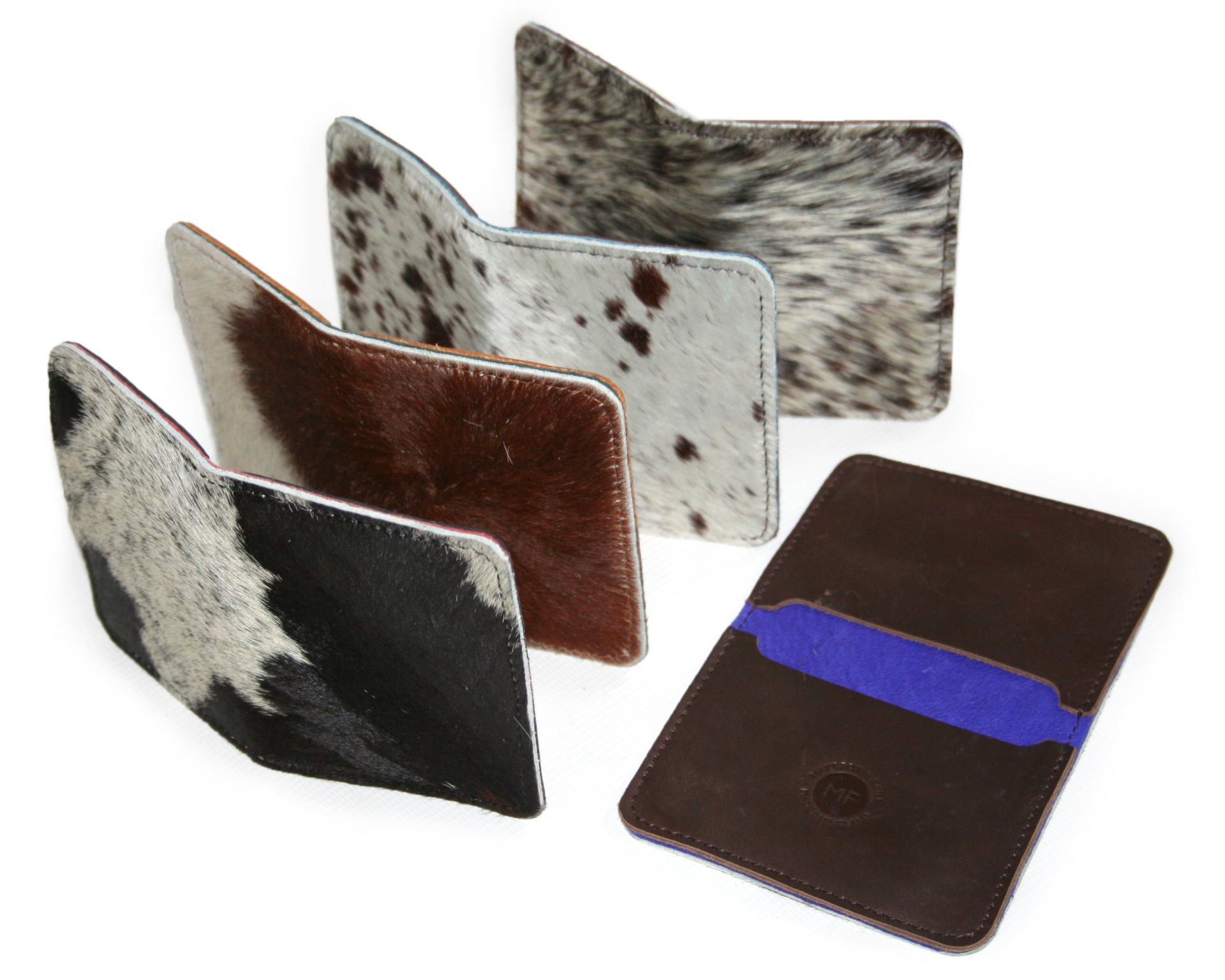 Cow Hair Credit Card Wallet 